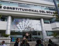 Imagen de archivo del edificio de la Corte Constitucional.