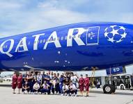 Los jugadores del París Saint-Germain aterrizaron en Francia