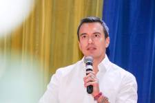 Imagen de archivo del presidente de la República, Daniel Noboa.