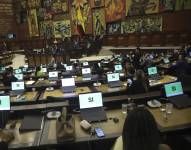 El Pleno de la Asamblea Nacional, en Quito.