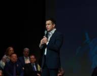 Daniel Noboa en Nueva York, Estados Unidos, el 3 de noviembre de 2025.