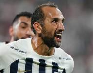 Hernán Barcos, delantero del Alianza Lima.