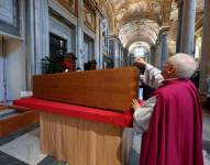 Entierro del papa Francisco en la basílica de Santa María la Mayor, en el Vaticano.