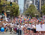 Imagen de archivo de la edición 54 de la Marcha del Orgullo en San Francisco, Estados Unidos.
