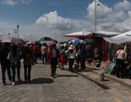 Procesión de la virgen de la Nube en la ciudad de azogues.