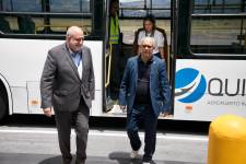 Ramdin llegó este sábado a Quito. Esta semana condenó la explosión en el norte de Guayaquil.