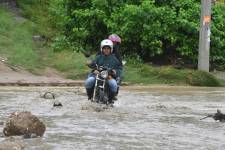 Manta, 11 de marzo de 2025. Varios sectores del cantón Manta fueron afectados por las fuertes lluvias registradas en la madrugada.