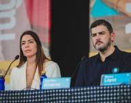 Imagen del 31 de julio. El alcalde de Guayaquil, Aquiles Álvarez, en un evento en la Isla Puná.