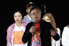 Fotografía del 24 de octubre de 2025 del presidente de Colombia, Gustavo Petro, en Bogotá, Colombia.