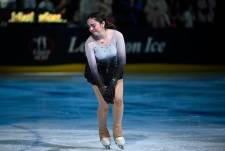 Isabella Aparicio durante su performance en Legacy on Ice.