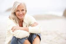 Mujer en edad de menopausia.