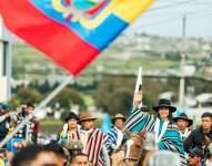 La candidata de la revolución Ciudadana en un recorrido Cutuglagua, sur de Quito.