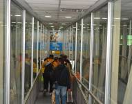 Llegada de turistas locales.