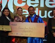 Francisco Paredes, un profesor de la provincia de Cotopaxi, fue reconocido en el XVII Concurso Nacional y XII Iberoamericano de Excelencia Educativa.