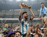 Lionel Messi, campeón mundial con Argentina.