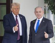 Donald Trump y Benjamín Netanyahu se reúnen en la Casa Blanca