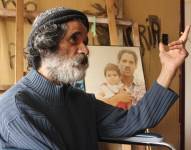 Luigi Stornaiolo en su silla de ruedas en el 2011.