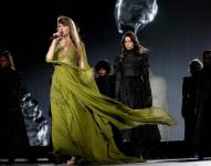 Taylor Swift en uno de sus conciertos.