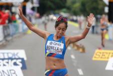 La marchista ecuatoriana Magaly Bonilla consiguió clasificarse para los Juegos Olímpicos París 2024