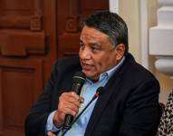 Foto de José Arévalo Santana, nuevo gobernador del Guayas, en su posesión realizada el jueves 20 de noviembre de 2025.