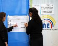 Imagen del simulacro de las elecciones en Cuenca.