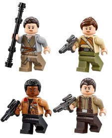Los nuevos personajes de Star Wars en versión Lego