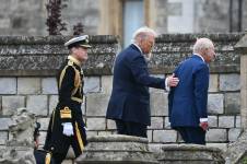 Presidente de Estados Unidos en su visita oficial a Reino Unido.