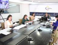 La sesión del Pleno del Consejo de la Judicatura en Quito.