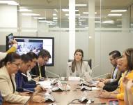 Reunión de los miembros de la Comisión de Desarrollo Económico de la Asamblea Nacional.