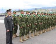 Aspirantes en periodo de militarización.