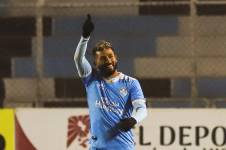 Joao Rojas, celebrando su gol.