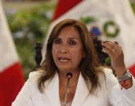 La Presidenta del Perú, Dina Boluarte
