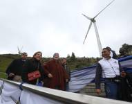 Lasso participó en la firma del contrato de inversión para el Proyecto Eólico Villonaco III.