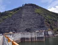 Cuenca, 14 de enero de 2025. Represa de la hidroeléctrica Mazar.