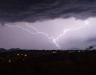 Foto referencial de una tormenta eléctricas
