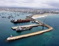 Imagen referencial del puerto de Manta (Manabí).