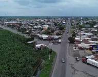 Vista aérea de Puebloviejo, en Los Ríos