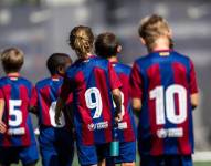 Niños de la Academia del FC Barcelona