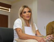 Foto de la alcaldesa de Simón Bolívar, María Fernanda Vargas, en una actividad pública.