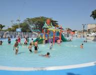 Imagen del parque acuático de Puerto Lisa.