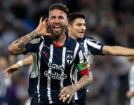 Sergio Ramos anotó su primer gol en México.