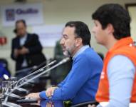 El alcalde Christian Pabel Muñoz dio una rueda de prensa la mañana de hoy.