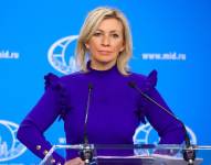 La portavoz del Ministerio de Asuntos Exteriores de Rusia, María Zajárova.