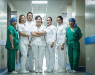 Personal médico que atendió a Guillermo Lasso.