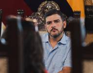 Foto de archivo de Aquiles Álvarez, alcalde de Guayaquil, en una sesión del Concejo Municipal.