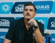 Imagen de Aquiles Álvarez, alcalde de Guayaquil, este 1 de octubre del 2025.