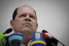 Fotografía de archivo del 17 de agosto del 2023 del presidente de la Federación Panameña de Fútbol Manuel Arias