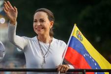 Fotografía de archivo en la que se ve a la líder de la oposición venezolana María Corina Machado.
