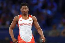 Génesis Reasco quedó campeona mundial de lucha en la categoría de los 76 kilogramos