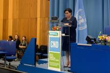 La ministra de Relaciones Exteriores de Ecuador, Gabriela Sommerfeld, aseguró ante la ONU en Viena que su Gobierno logró entre 2023 y 2024 reducir la tasa de asesinatos relacionados con el narcotráfico en un 15,4 %.